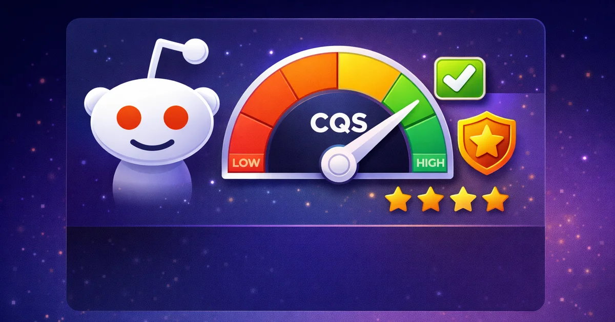 Reddit CQS Score checker guide 2026 - how to check and improve your Contributor Quality Score on r/CheckMe
